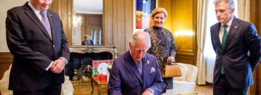 Prince Charles visits the Romanian Cultural Institute