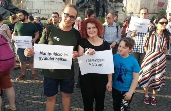 Demonstration for interethnic solidarity in Cluj-Napoca